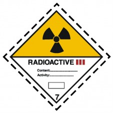 Veszélyes áru szállítás - Radioaktív anyagok - III. kategória